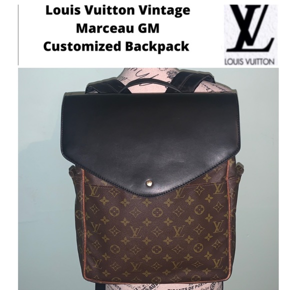 Louis Vuitton Vintage Marceau GM Custom Backpack Guaranteed Authentic France - Picture 16 of 16